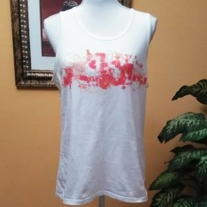 Columbia Women's White Sleeveless Tank Top